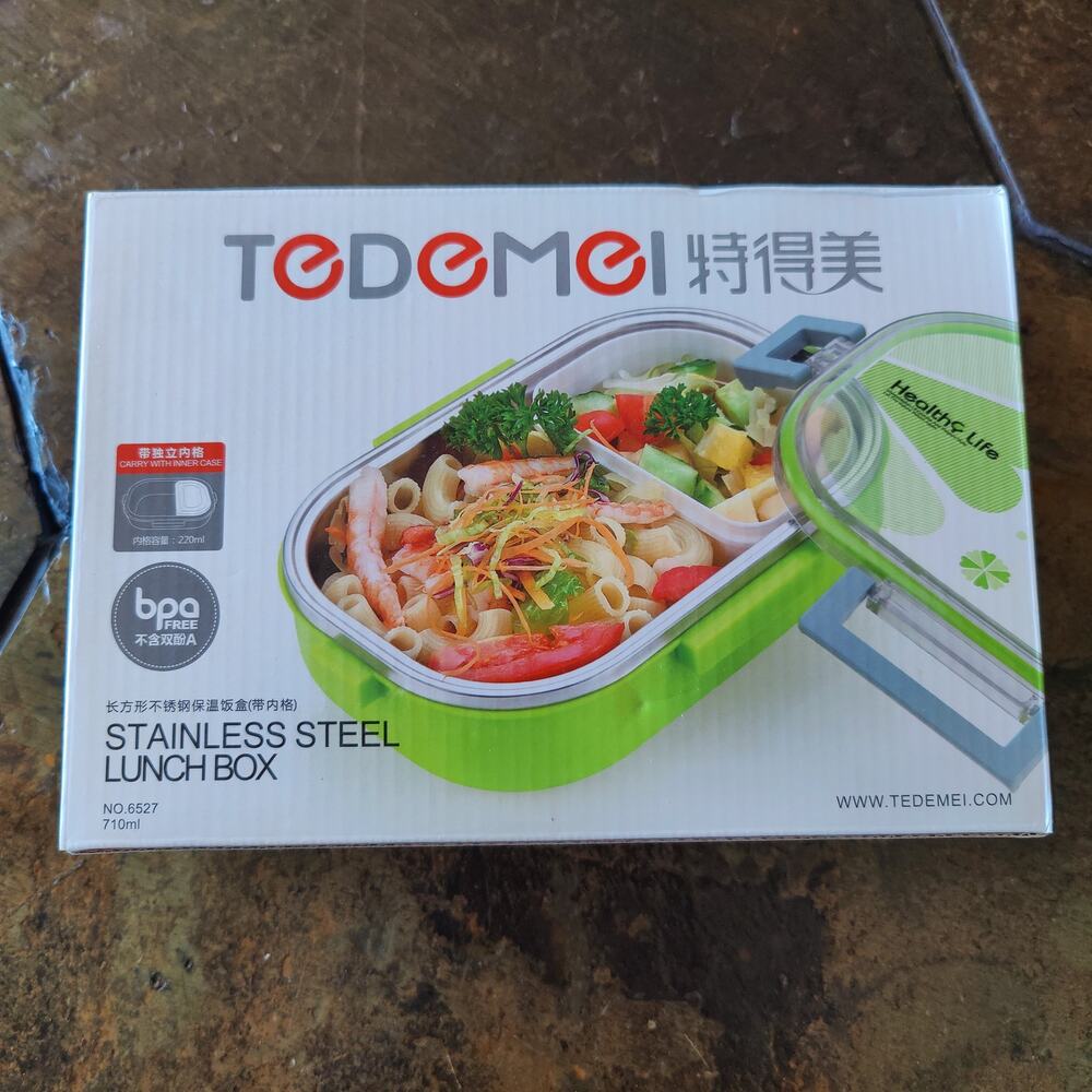 Portable Meal Presentation Stainless Steel Lunch Box BPA Free Inner Box